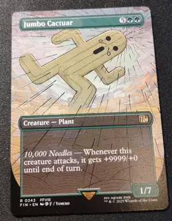 Jumbo Cactuar - Borderless - FIN - MTG - EN - NM - 0343 - Image 1