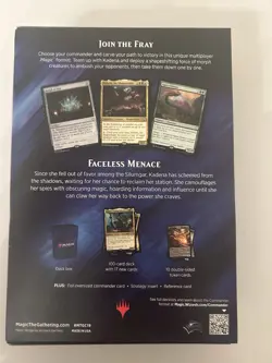Magic: The Gathering Commander 2019 Faceless Menace Deck factory sealed - Image 2