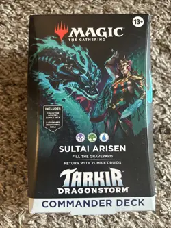 Magic The Gathering Tarkir Dragonstorm Sultai Arisen Commander Deck New Sealed - Image 1