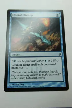 MTG Mental Misstep x1- -New Phyrexia-Lightly Played - Image 1
