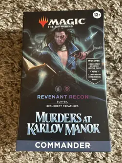 MtG: Murders at Karlov Manor Revenant Recon Commander Deck NEW - Image 1