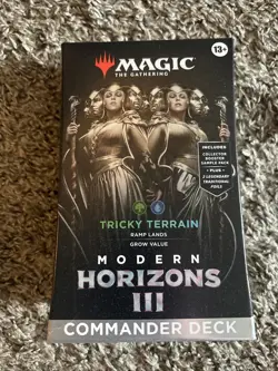 Magic: The Gathering Modern Horizons 3 Commander Deck - Tricky Terrain New - Image 1