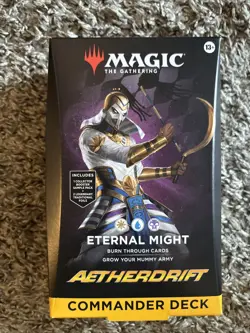 Aetherdrift Commander Deck - Eternal Might - Commander: Aetherdrift - SEALED - Image 1