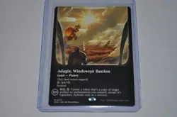 MTG magic EDGE OF ETERNITIES eoe mythic ADAGIA WINDSWEPT BASTION #277 borderless - Image 1