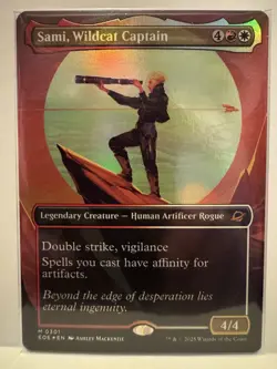 Sami, WIldcat Captain - Borderless/Foil - Echoes of Eternities - MTG Magic - Image 1