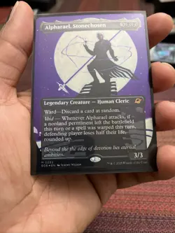 Alpharael, Stonechosen (Borderless) Edge of Eternities Foil - Image 1