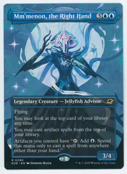 Mm'menon, the Right Hand Borderless Foil 290 EOE NM/MT [Edge of Eternities:MTG] - Image 1