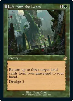 Life from the Loam Retro Frame Ravnica Remastered NM MTG - Image 1