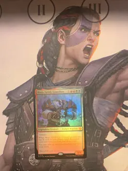 MTG - Hugs, Grisly Guardian - *FOIL* - (BLB #218) - Bloomburrow - NM -Pack Fresh - Image 1