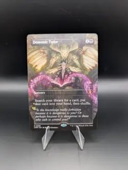 Demonic Tutor (Borderless) Commander Masters Regular - Image 1