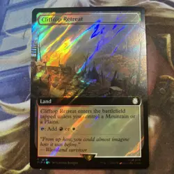 MTG / Clifftop Retreat - Extended Art Surge Foil - Image 1