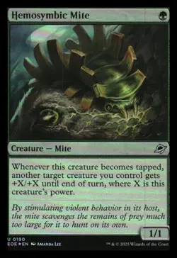 Hemosymbic Mite Foil Edge of Eternities MTG NM - Image 1