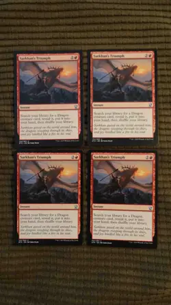 Magic: the Gathering / MtG Sarkhan's Triumph x4 Dragons of Tarkir - Image 1