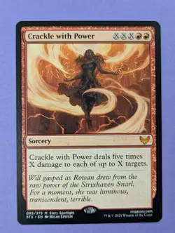 MTG Magic: Strixhaven: School of Mages: Crackle with Power #095/275 Mythic - NM - Image 1