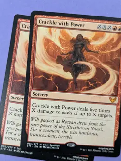MTG Magic: Strixhaven: School of Mages: Crackle with Power #095/275 Mythic - NM - Image 3