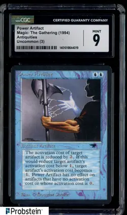 1994 Magic The Gathering MTG Antiquities Power Artifact 9 CGC - Image 1