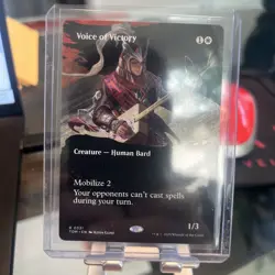 Voice of Victory TDM Tarkir Dragonstorm MTG 331 BORDERLESS FULL ART Regular - Image 1
