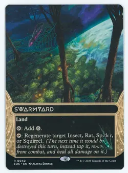 Swarmyard #0042 (Borderless) Rare MTG Edge of Eternities Stellar Sights - Image 1