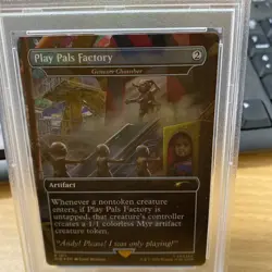 MTG Magic SLD Secret Lair Drop Play Pals Factory Genesis Chamber PSA 9 Mint - Image 3