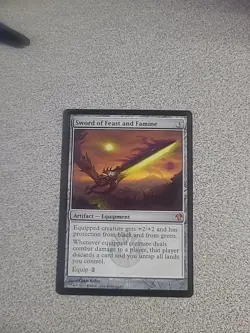 Magic: The Gathering Sword of Feast and Famine Modern Event Deck Mythic LP - Image 1