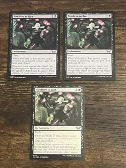 3x Nowhere to Run - 1 foil, 2 regular - Duskmourn (DSK) - EN U 0111 - Image 1