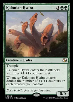 Mint/Near-Mint, French - 1 x MTG Kalonian Hydra Commander: March of the Machine - Image 1