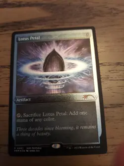 Lotus Petal (Foil Etched) Unique and Miscellaneous Promos Foil - Image 1