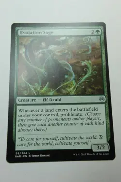 MTG Evolution Sage x1- -War of the Spark-Lightly Played - Image 1