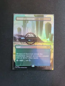 Botanical Sanctum (Borderless) Outlaws of Thunder Junction (OTJ) FOIL 0301 NM - Image 1