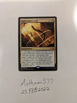 Spirit-Sister's Call Kamigawa: Neon Dynasty MTG Mythic Rare Magic Card - Image 1