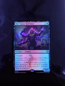 Rot-Curse Rakshasa Tarkir: Dragonstorm Foil MTG NM Magic Card - Image 1