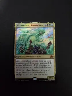 Mimeoplasm, Revered One Aetherdrift Foil MTG NM Magic Card - Image 1