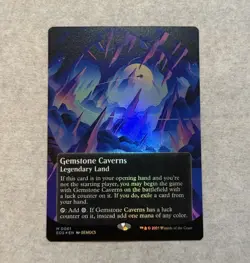 Gemstone Caverns (0061) (Borderless) Edge of Eternities: Stellar Sights Foil MTG - Image 1