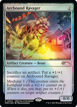 Arcbound Ravager Foil Lunar New Year Promo: General NM MTG - Image 1