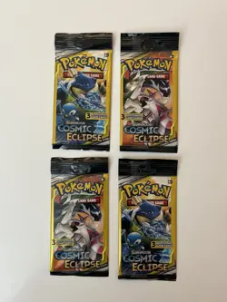 Pokemon 14x Mini Packs SEALED - Cosmic Eclipse Sun & Moon Guardians Rising + - Image 4