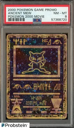2000 Pokemon Game Promo Pokemon 2000 Movie Ancient Mew PSA 8 NM-MT - Image 1