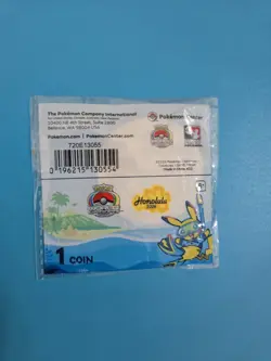 Pokemon LIMITED EDITION Worlds 2024 Honolulu Pikachu Diving Coin Pokemon Center - Image 2