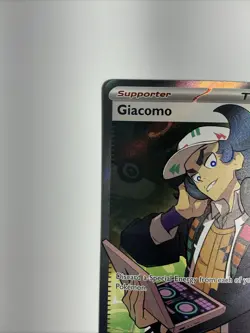Giacomo 252/193 Sv02: Paldea Evolved Holo Pokemon Card Full Art Ultra Rare Train - Image 2