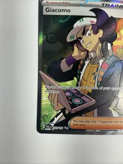 Giacomo 252/193 Sv02: Paldea Evolved Holo Pokemon Card Full Art Ultra Rare Train - Image 3