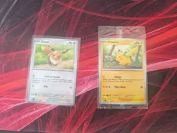 Pokemon Card - Pikachu And Eevee Pokemon Together Promo - Image 1