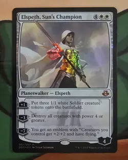 Elspeth, Sun's Champion Foil NM Kiora vs Elspeth 001 MTG Magic The Gathering - Image 1