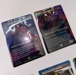 MTG: Final Fantasy 34 Card Lot w Vincent Valentine & Golbez Borderless Foil NM - Image 2