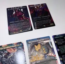 MTG: Final Fantasy 34 Card Lot w Vincent Valentine & Golbez Borderless Foil NM - Image 4