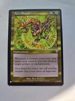 Aura Shards (Invasion Art) - Light Play MTG The List - Image 1