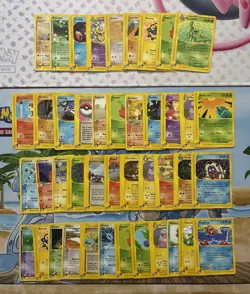 Vintage Pokemon Card Lot Fire E Series Bulbasaur Jynx Pikachu 43 Cards - Image 1