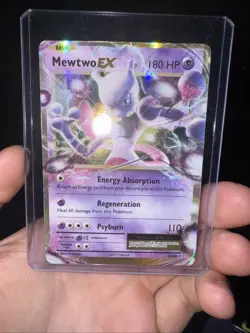 Mewtwo EX 52/108 XY Evolutions Holo Ultra Rare Pokemon Card Near Mint - Image 1
