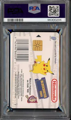 1999 Pokemon Snap Smart Card Blockbuster Video Jigglypuff PSA 9 MINT - Image 2