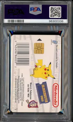 1999 Pokemon Snap Smart Card Blockbuster Video Bulbasaur PSA 9 MINT - Image 2