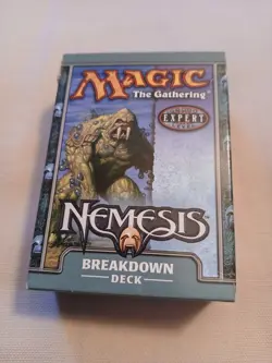 Magic the Gathering Nemesis Breakdown Theme Deck Box No MTG Cards - Image 1