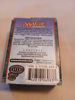 Magic the Gathering Nemesis Breakdown Theme Deck Box No MTG Cards - Image 3